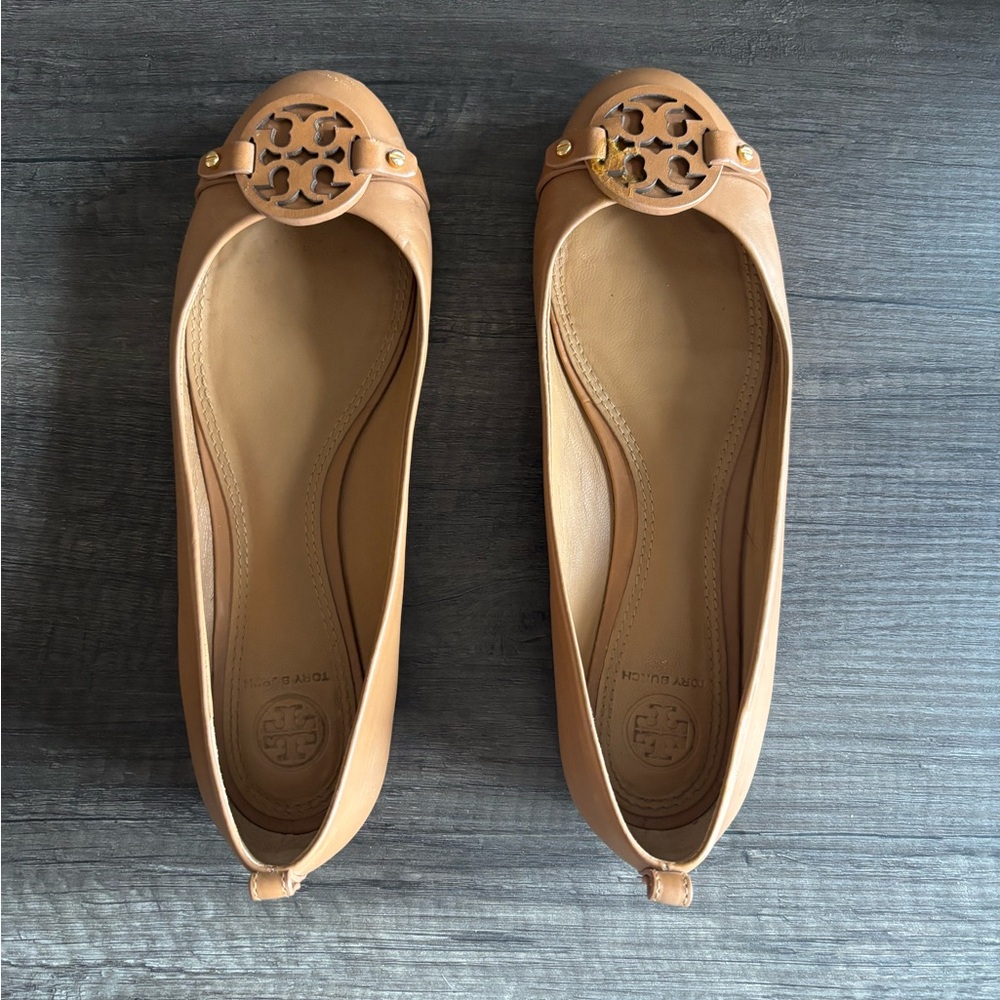 Tory Burch Tan Ballet Flats